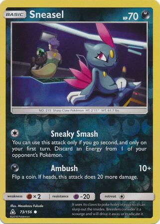 Ultra Prism - 073/156 - Sneasel - Reverse Holo