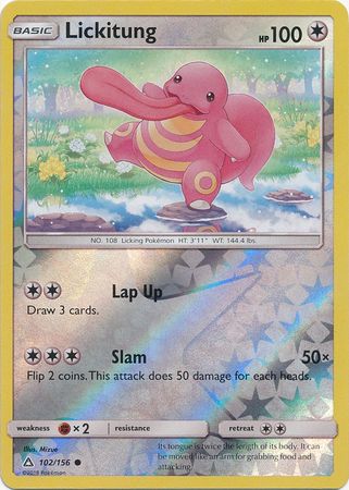 Ultra Prism - 102/156 - Lickitung - Reverse Holo
