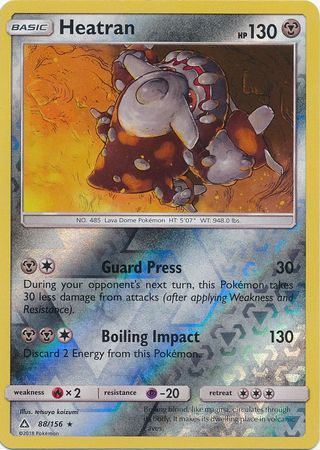 Ultra Prism - 088/156 - Heatran - Reverse Holo