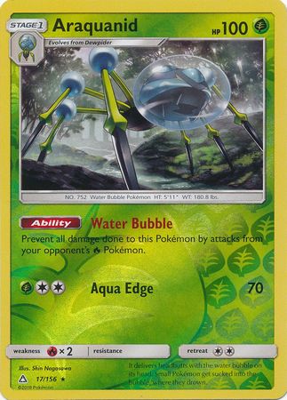 Ultra Prism - 017/156 - Araquanid - Reverse Holo