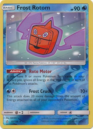 Ultra Prism - 041/156 - Frost Rotom - Reverse Holo
