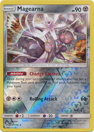 Ultra Prism - 091/156 - Magearna - Reverse Holo
