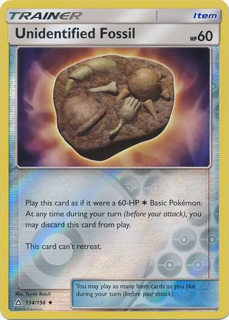 Ultra Prism - 134/156 - Unidentified Fossil - Reverse Holo