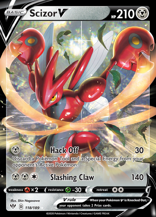 Darkness Ablaze - 118/189 - Scizor V