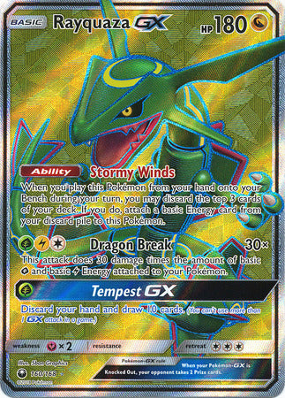 Celestial Storm - 160/168 - Rayquaza GX