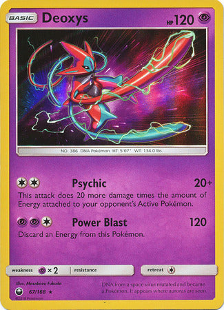 Celestial Storm - 067/168 - Deoxys - Holo