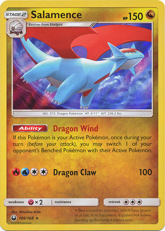 Celestial Storm - 106/168 - Salamence - Holo