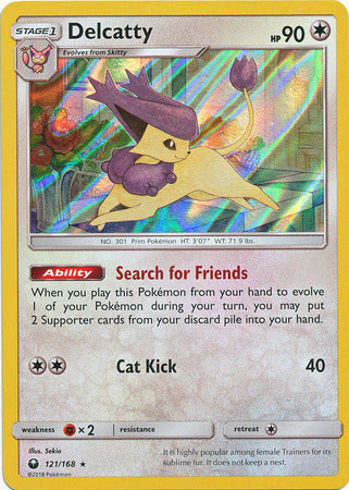 Celestial Storm - 121/168 - Delcatty - Holo