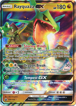 Celestial Storm - 109/168 - Rayquaza GX