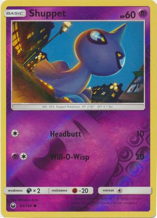 Celestial Storm - 063/168 - Shuppet - Reverse Holo