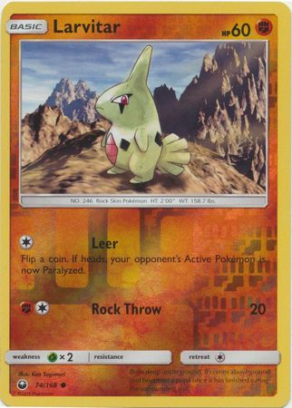 Celestial Storm - 074/168 - Larvitar - Reverse Holo