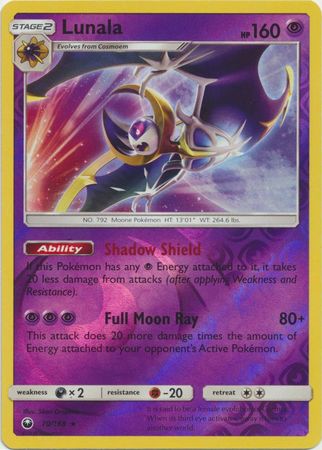 Celestial Storm - 070/168 - Lunala - Reverse Holo