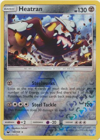 Celestial Storm - 098/168 - Heatran - Reverse Holo