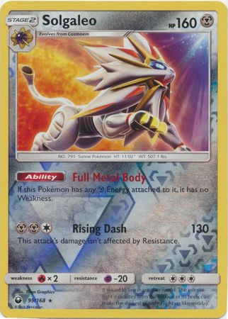 Celestial Storm - 099/168 - Solgaleo - Reverse Holo