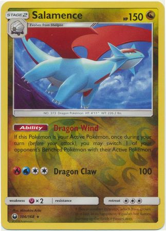 Celestial Storm - 106/168 - Salamence - Reverse Holo