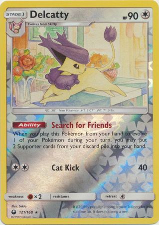 Celestial Storm - 121/168 - Delcatty - Reverse Holo