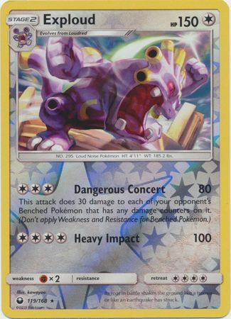 Celestial Storm - 119/168 - Exploud - Reverse Holo