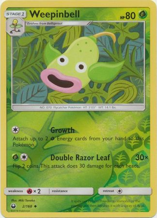 Celestial Storm - 002/168 - Weepinbell - Reverse Holo