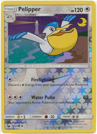 Celestial Storm - 112/168 - Pelipper - Reverse Holo