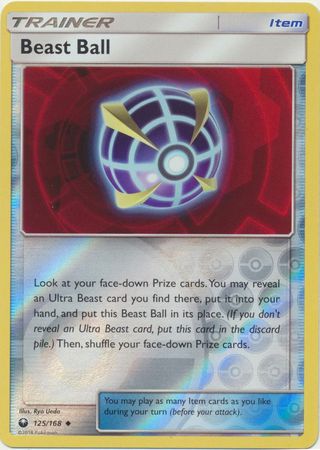 Celestial Storm - 125/168 - Beast Ball - Reverse Holo