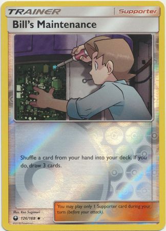 Celestial Storm - 126/168 - Bill's Maintenance - Reverse Holo