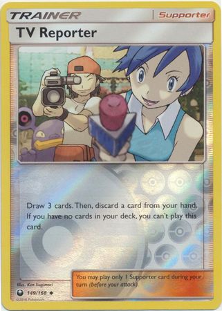 Celestial Storm - 149/168 - TV Reporter - Reverse Holo