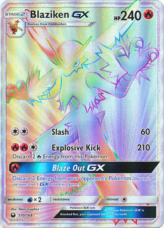 Celestial Storm - 170/168 - Blaziken GX