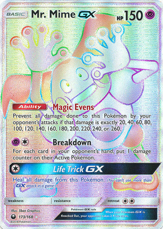 Celestial Storm - 173/168 - Mr. Mime GX