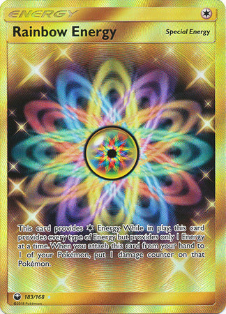 Celestial Storm - 183/168 - Rainbow Energy (Gold)