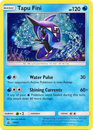 Black Star Promos - SM92 - Tapu Fini - Holo