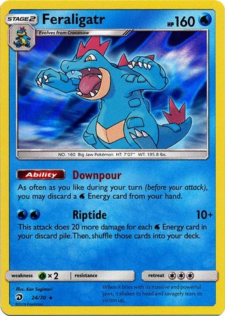 Dragon Majesty - 024/070 - Feraligatr - Holo