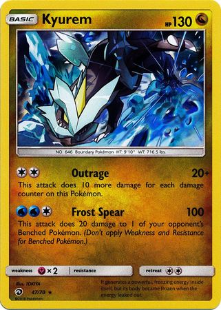 Dragon Majesty - 047/070 - Kyurem - Holo