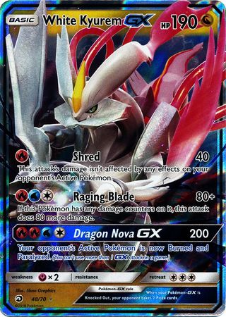 Dragon Majesty - 048/070 - White Kyurem GX