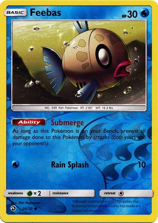 Dragon Majesty - 028/070 - Feebas - Reverse Holo