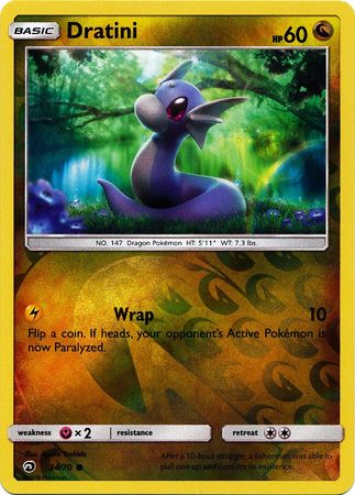 Dragon Majesty - 034/070 - Dratini - Reverse Holo