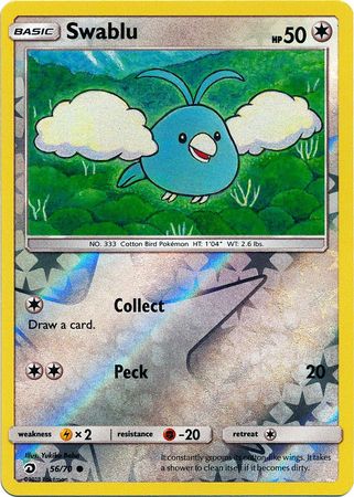 Dragon Majesty - 056/070 - Swablu - Reverse Holo