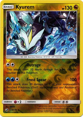 Dragon Majesty - 047/070 - Kyurem - Reverse Holo