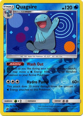 Dragon Majesty - 026/070 - Quagsire - Reverse Holo