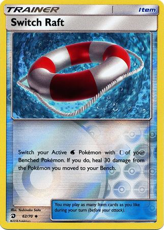 Dragon Majesty - 062/070 - Switch Raft - Reverse Holo