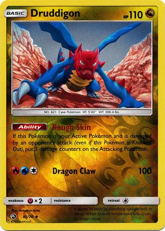 Dragon Majesty - 045/070 - Druddigon - Reverse Holo