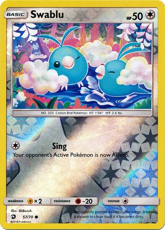 Dragon Majesty - 057/070 - Swablu - Reverse Holo