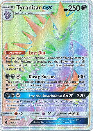 Lost Thunder - 223/214 - Tyranitar GX