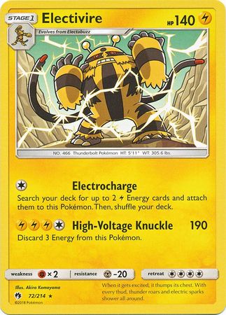 Lost Thunder - 072/214 - Electivire