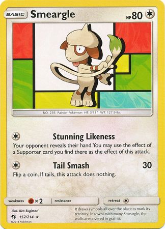 Lost Thunder - 157/214 - Smeargle