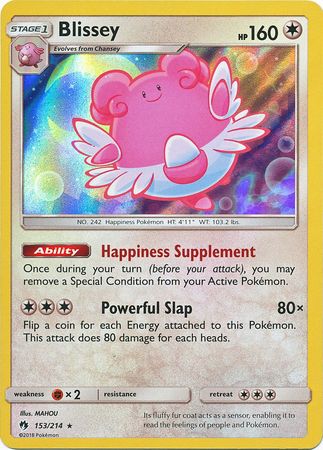 Lost Thunder - 153/214 - Blissey - Holo