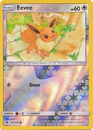 Lost Thunder - 155/214 - Eevee - Reverse Holo