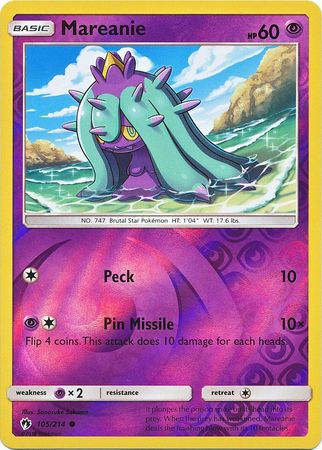 Lost Thunder - 105/214 - Mareanie - Reverse Holo