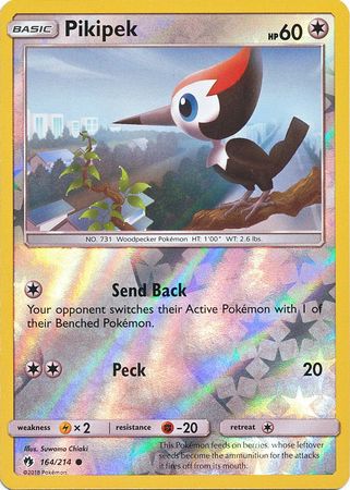 Lost Thunder - 164/214 - Pikipek - Reverse Holo