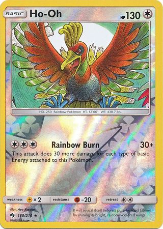 Lost Thunder - 160/214 - Ho-Oh - Reverse Holo