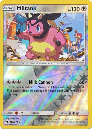 Lost Thunder - 158/214 - Miltank - Reverse Holo